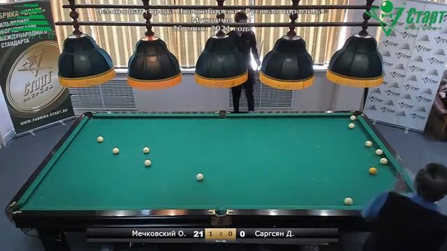Мечковский-Саргсян. Чемпионат Новосибирской области по бильярду "Русская пирамида". 03.07.2021 г. смотреть онлайн