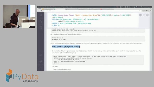 Mark Needham - Building a recommendation engine with Python and Neo4j смотреть онлайн