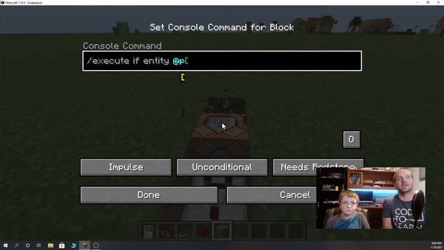 Minecraft: Use a Command Block to Create an Automatic Door in v1.16.4 Java Edition