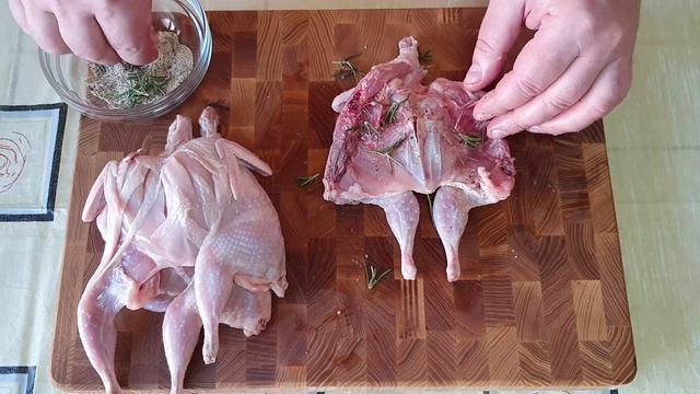 Перепела жареные на сковороде. смотреть онлайн