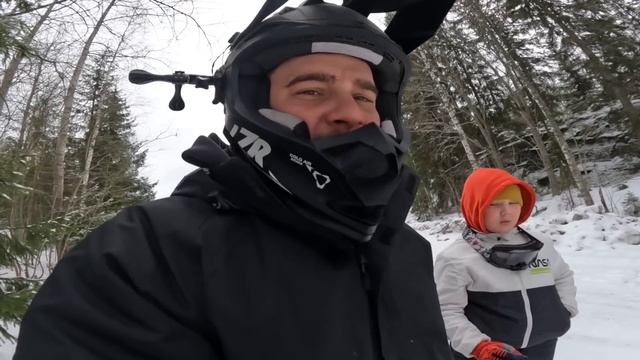 Hondalla Ajelua Poikien Kanssa. Honda CRF 110