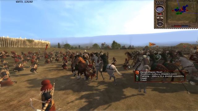 INTENSE CAVALRY BATTLE - Third Age Total War Gameplay смотреть онлайн