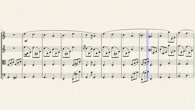 "Deux Preludes" from "12 pičces pour Orgue" (No. 10) for String Quartet смотреть онлайн