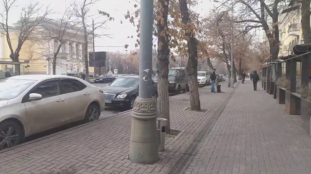 Прогулка по моему родному городу Алматы. 10 ноября 2021 год. смотреть онлайн