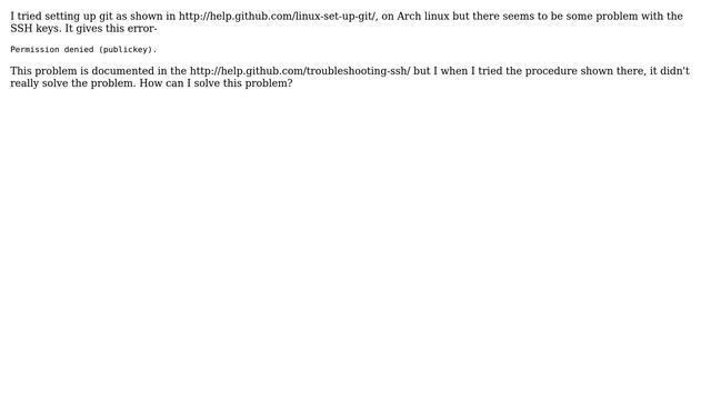 Unix & Linux: github ssh problem- permission denied(publickey) смотреть онлайн