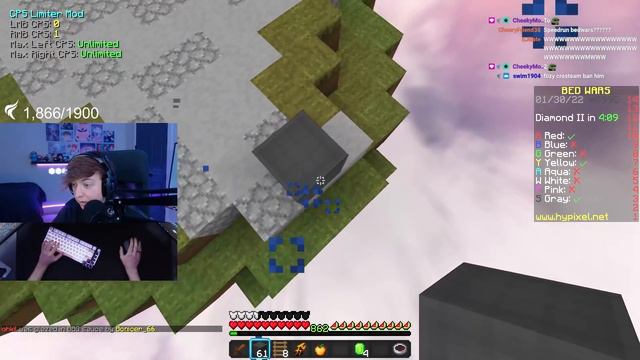 Bedwars But If I Die, My CPS Is Random смотреть онлайн