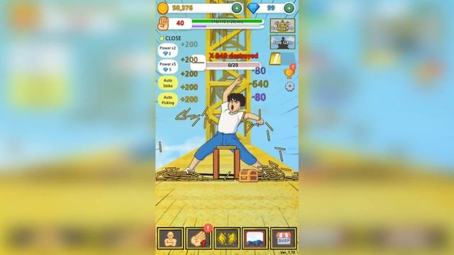 KARATE EVOLUTION! Max Level Power and Unlimited GOLD Hack in Tap Tap Breaking