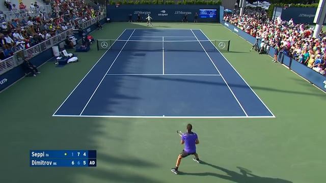 Andreas Seppi vs. Grigor Dimitrov | US Open 2019 R1 Highlights смотреть онлайн