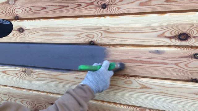 Красим деревянный дом маслом! Делимся секретами! смотреть онлайн