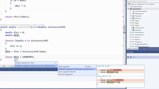 Supercharge refactoring with IntelliCode in Visual Studio 2022 смотреть онлайн