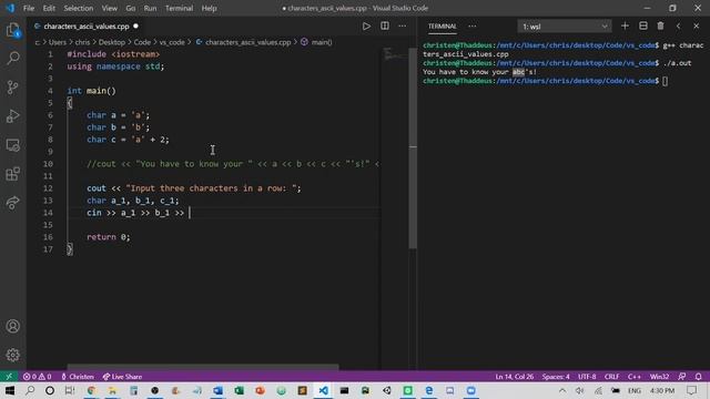 Understanding and using char variable(s) / ASCII Table смотреть онлайн
