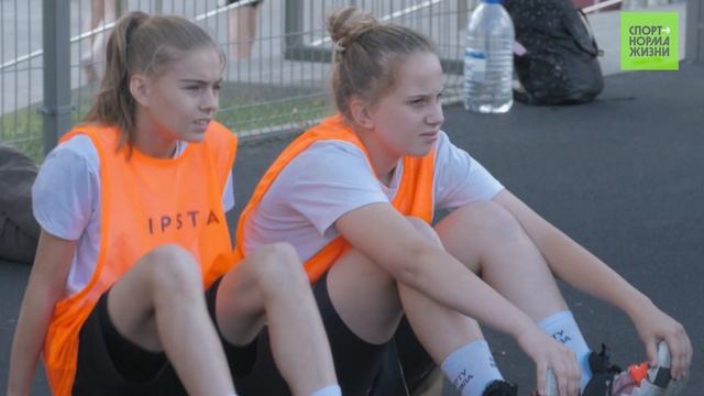 «Оранжевый мяч – 2021»: уличный баскет // Спорт - норма жизни смотреть онлайн