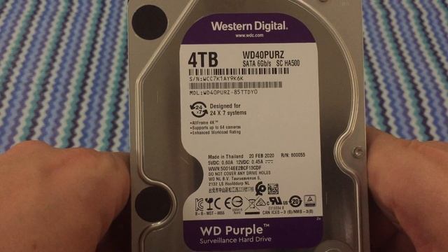ОНЛАЙН ТРЕЙД.РУ — Жесткий диск Western Digital Purple 3.5" 4.0 Tb SATA III 64 Mb 5400 rpm WD40PURZ смотреть онлайн