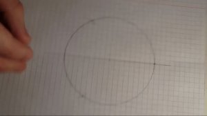 Как разделить окружность на 3 равные части  How to divide a circle into 3 equal parts