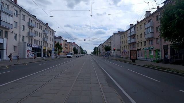 Поездка на РВЗ-6М2 по Витебску. Никрополье - Зеленогурская - ДСК | Vitebsk tram. RVZ-6M2 смотреть онлайн