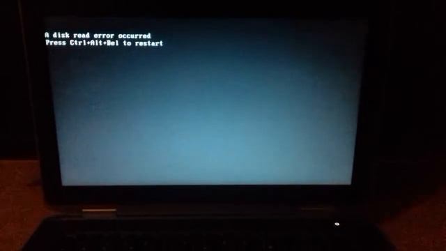 AIDE : " A disk error occured presse CTRL + alt + Del to restart" смотреть онлайн