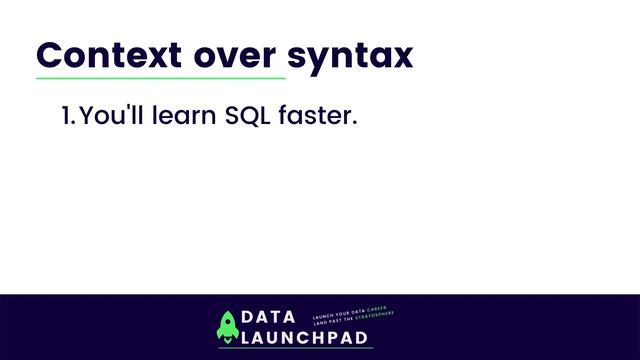 My one tip to learn SQL faster for a data analyst career смотреть онлайн