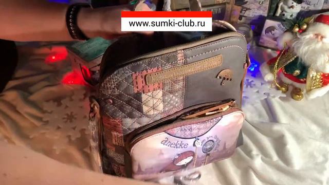 ПРОСТОРНЫЙ СТИЛЬНЫЙ ЖЕНСКИЙ РЮКЗАК ANEKKE 27845 02 смотреть онлайн