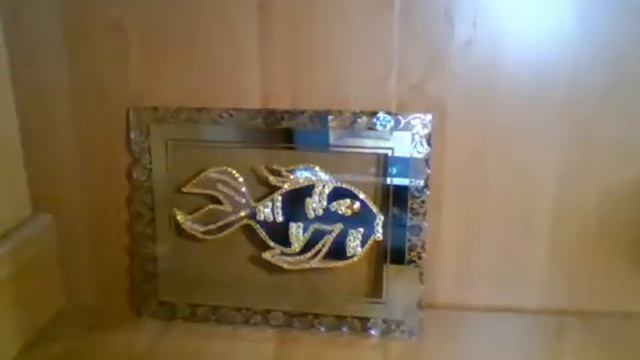 Стеклянное панно "ЗОЛОТАЯ РЫБКА" (теги #Handmade_в_ДомашнемЛабиринте смотреть онлайн