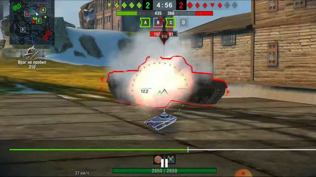 Дед в угаре... WoT Blitz | Танк ИС-7 | Карта "Юкон" смотреть онлайн