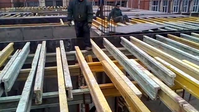 опалубка для заливки железобетона плита перекрытия смотреть онлайн