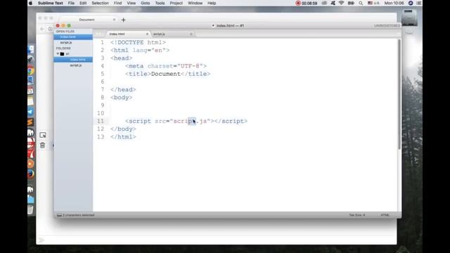 Подключение javascript файла в html смотреть онлайн
