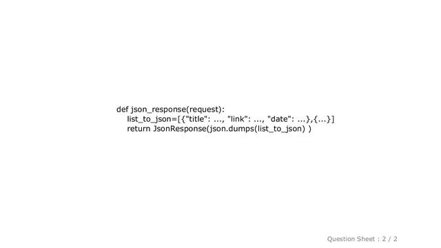 Django : How to convert a list of dictionaries to JSON in Python / Django? смотреть онлайн