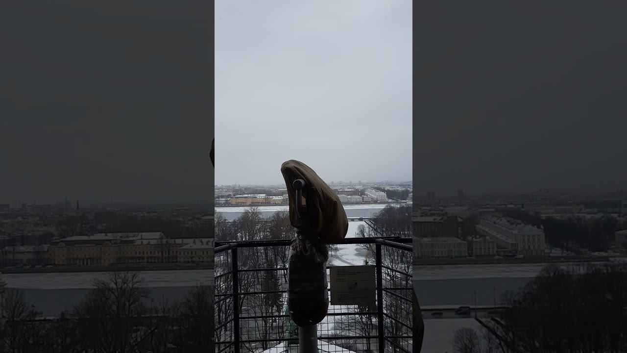 Вид с Колоннады Исаакиевского собора смотреть онлайн