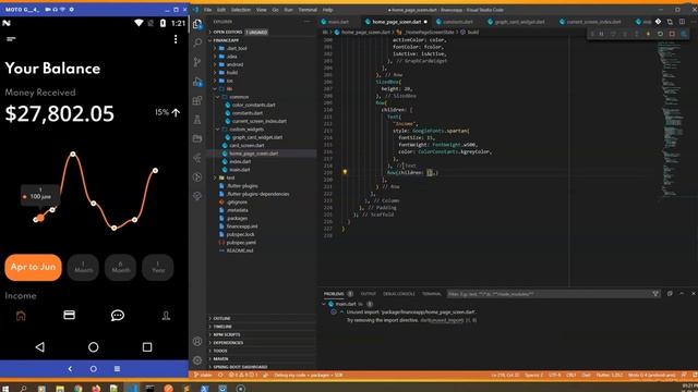 Flutter Tutorial - Finance App Design in Flutter | Speed code Flutter UI смотреть онлайн