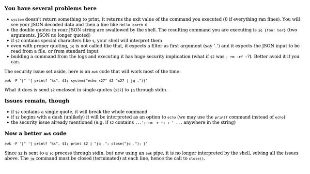 Unix & Linux: How do I invoke jq inside awk? (3 Solutions!!) смотреть онлайн