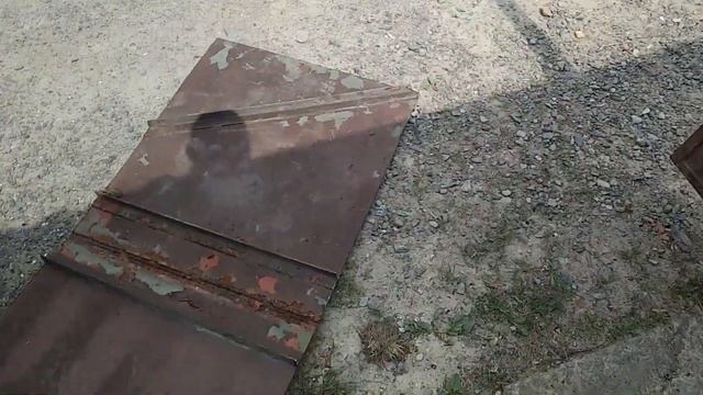 Переделываем ворота в гараж. Увеличиваем высоту плюс делаем калитку часть 1 смотреть онлайн