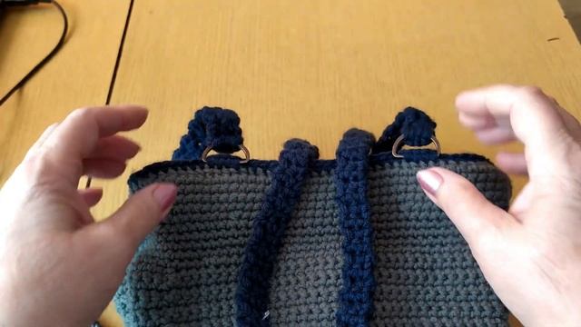 РЮКЗАК ИЗ АКРИЛА КРЮЧКОМ .ЭКСПРЕСС МК. смотреть онлайн