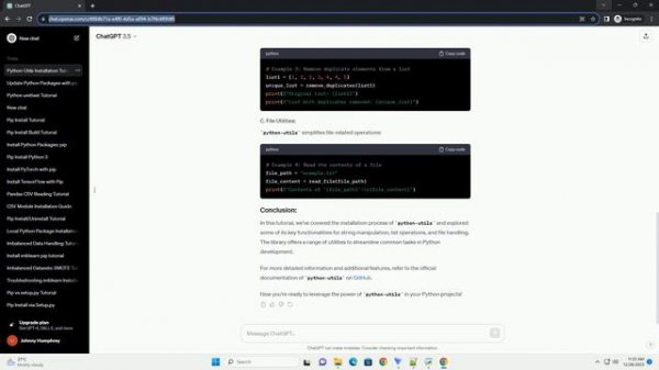 pip install python utils