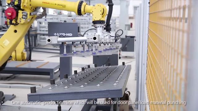 Robot do the manufacture of lifts in KOYO new factory смотреть онлайн