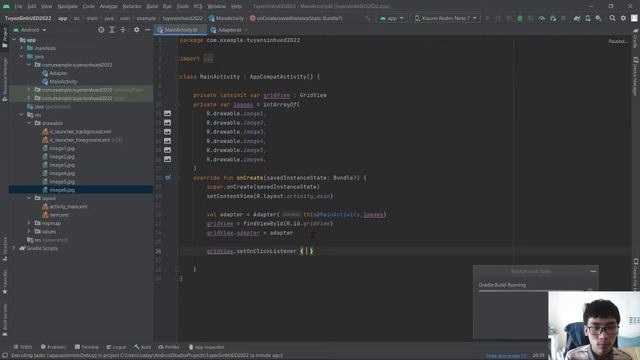 Example GridView and WebView in android kotlin смотреть онлайн