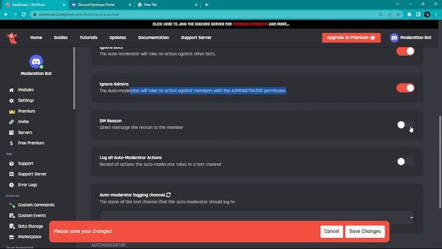 How to create Auto-Moderation Bot | Auto Warn | Delete Message | 24/7 Supported | No Replit смотреть онлайн