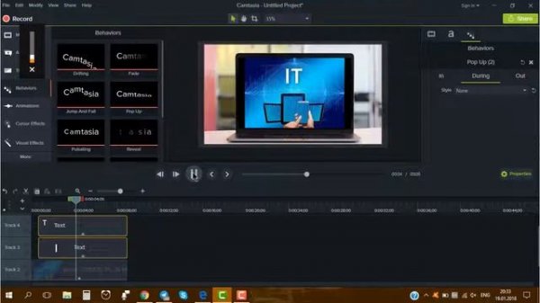 Как я сделал интро в Camtasia 9. Красивая заставка за 5 минут || Ivan Teplov