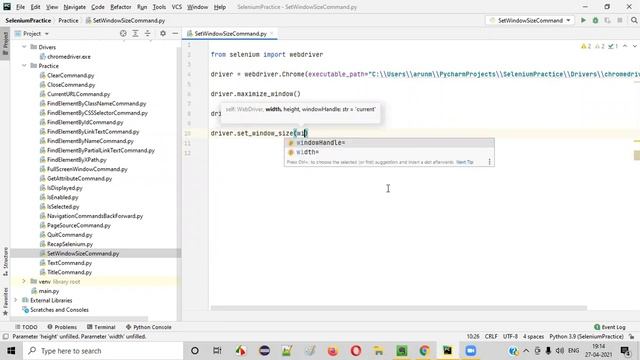 set_window_size() Command in Selenium Python (Session 74) смотреть онлайн