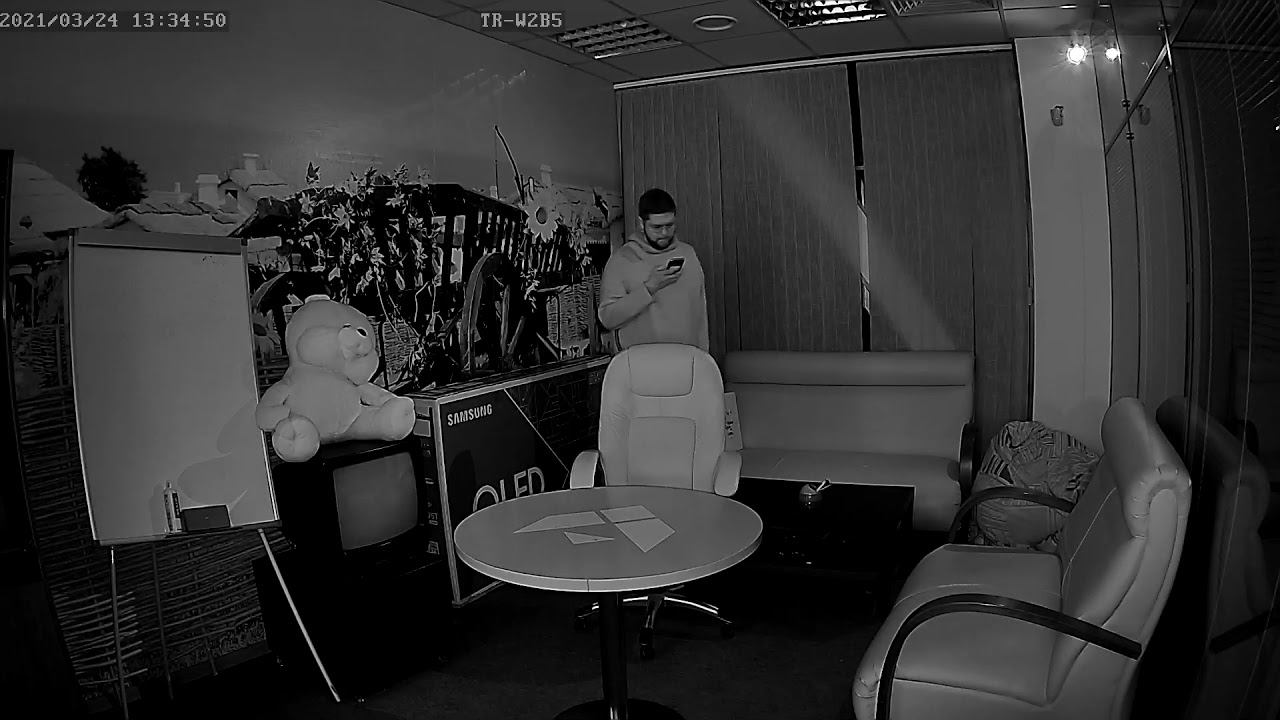 Trassir TR W2B5 ночь