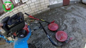 Делаем пуск сенокосилки ЗАРЯ на НЕВА МБ23 обзор