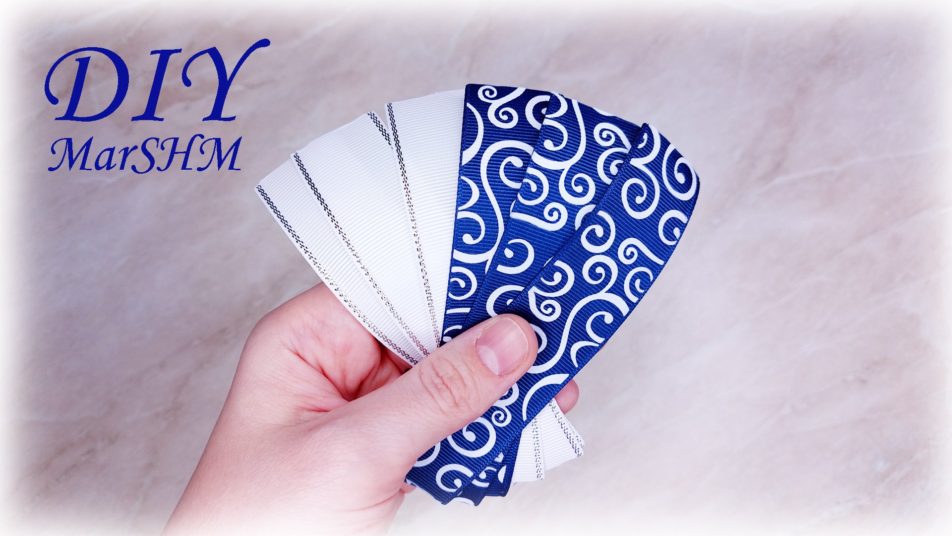 Очень элегантные! Бантики из репсовых лент 2 5 см канзаши мк смотреть онлайн