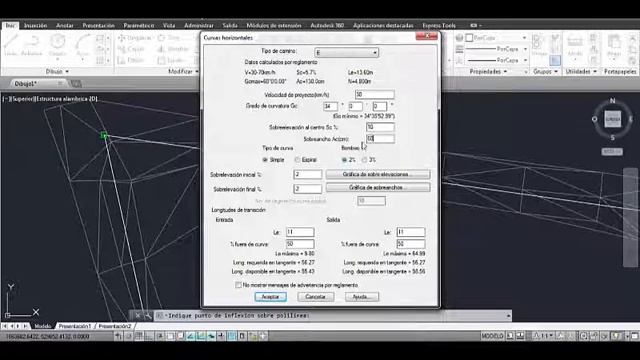 Como configurar curvas horizontales con Civilcad en Autocad 2014 смотреть онлайн