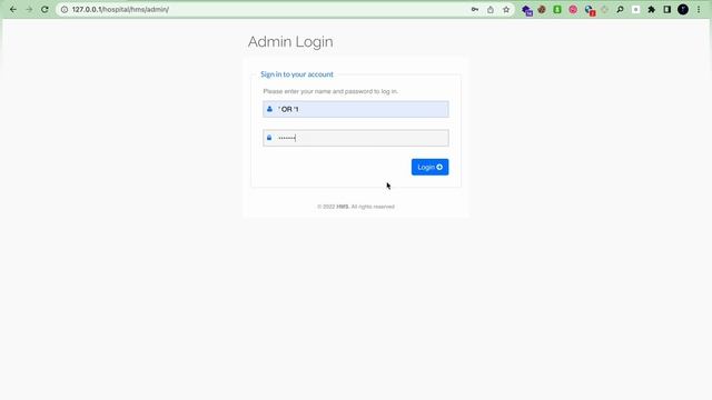 Sql injection Admin Login Bypass смотреть онлайн