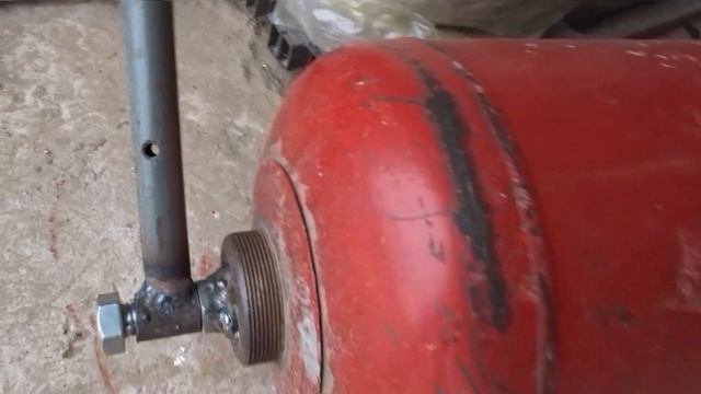 Как сделать садовый каток из газового баллона/How to make a garden roller from a gas cylinder смотреть онлайн