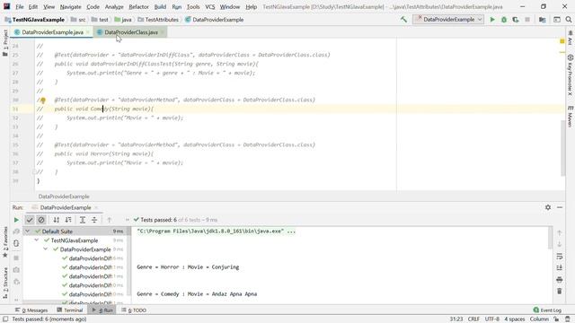 DataProvider | @Test Attribute | TestNG смотреть онлайн
