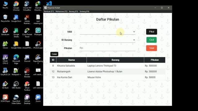 DEMO Aplikasi Desktop CRUD MySQL Pinjaman Kuliah Menggunakan Electron dan Node js смотреть онлайн