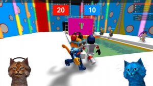 ПРЫГНИ В ЭТУ ДЫРКУ! Roblox Котик Игроман / Котёнок Лайк