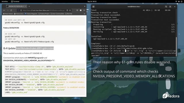 NVIDIA + Wayland on Fedora 37 GNOME 43 смотреть онлайн