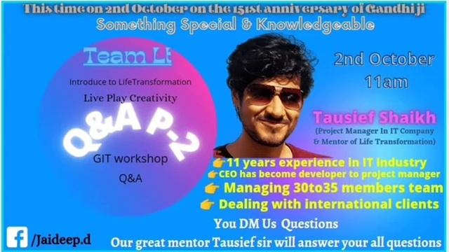 Q&A and GIT Workshopth Project Manager In IT Company & IT Expert*M ME YOUR QUESTIONS BEFORE 11AM* смотреть онлайн