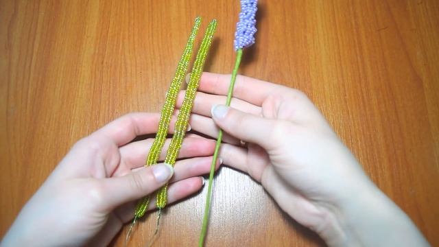 Лаванда из бисера. Мастер класс. смотреть онлайн